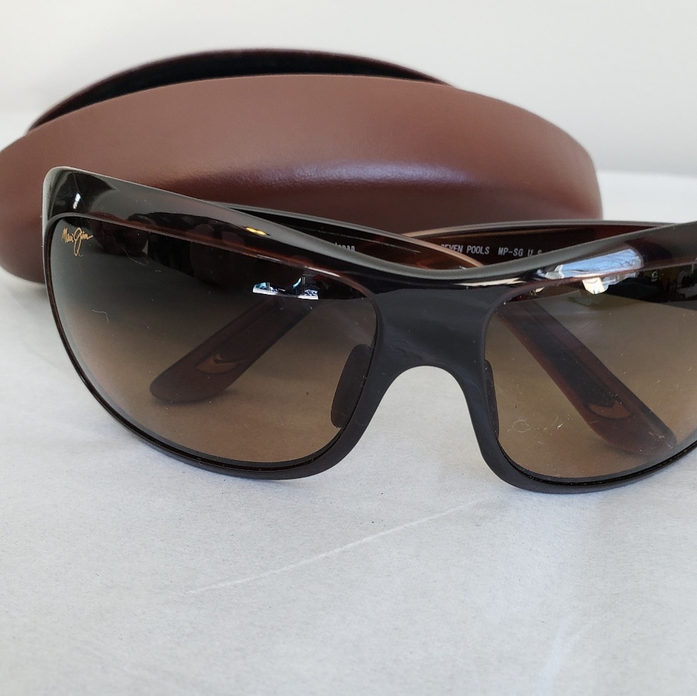Maui Jim Seven Pool Grey Fade Polarized Sunglasses
